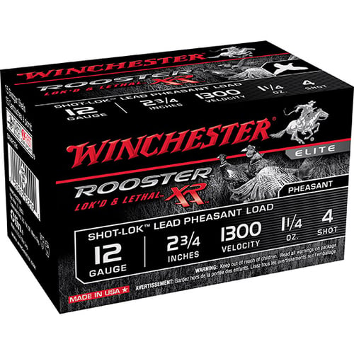 Winchester Ammo SRXR124 Rooster XR Shot-Lok 12 Gauge 2.75